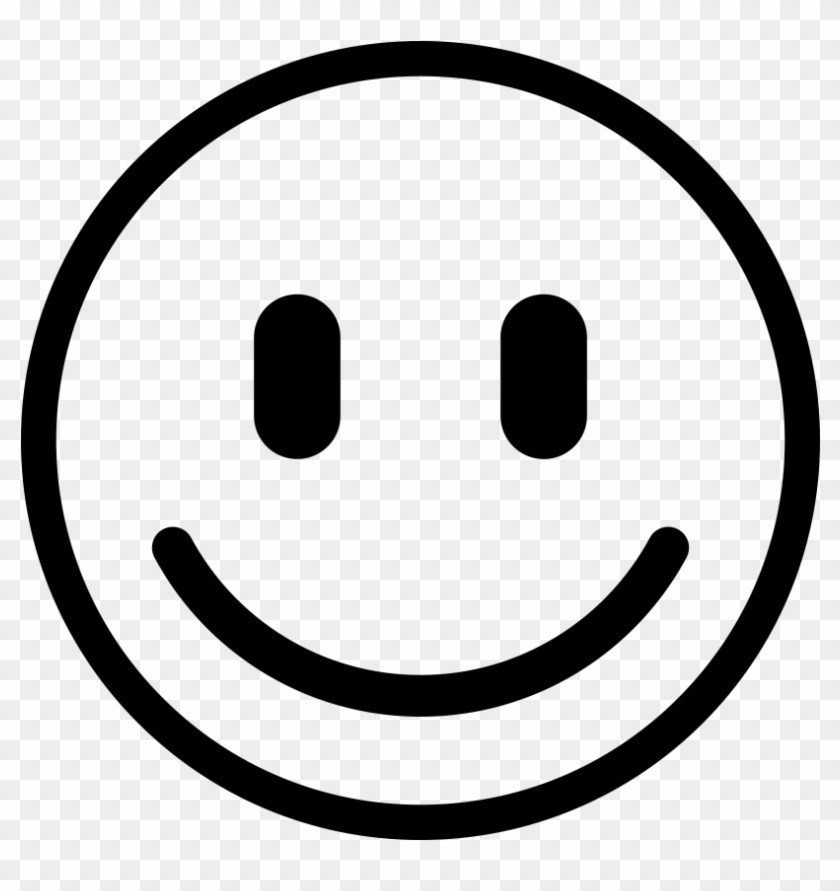 Black And White Smiley Face Png
