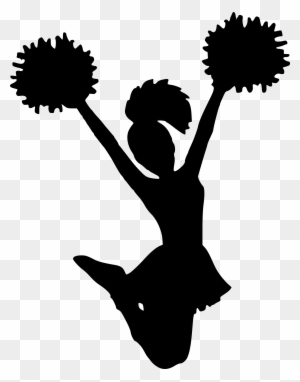 Cheerleader Silhouette Clip Art Transparent Png Clipart Images Free