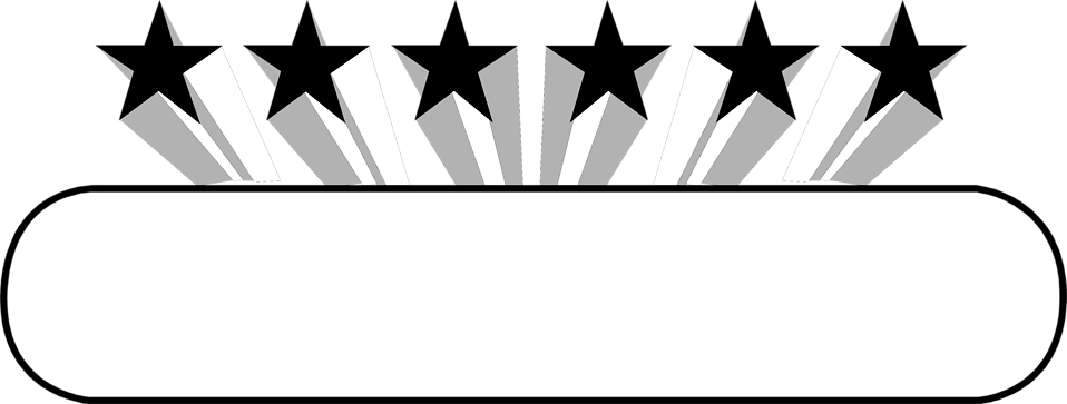 Border Design Black And White Clipart - Star Clipart Black And White Border (958x363)