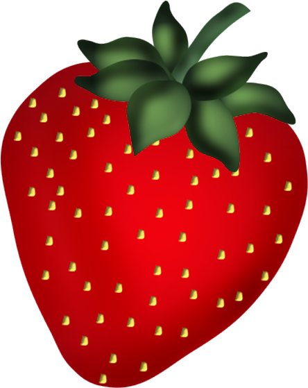 Strawberry Clip Art - Dessin Fraise Png (728x916)