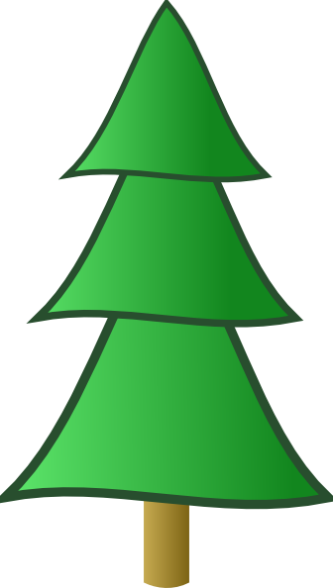 Pine Tree Clip Art Graphics Download Page All About - Fir Tree Clipart (333x588)
