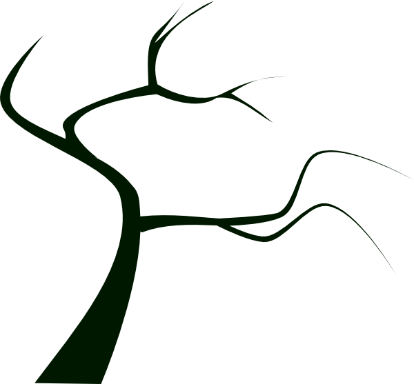 Tree Silhouette Clip Art (600x557)