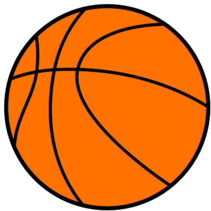 Basketball Clipart Borders - Free Basketball Clip Art (464x455)
