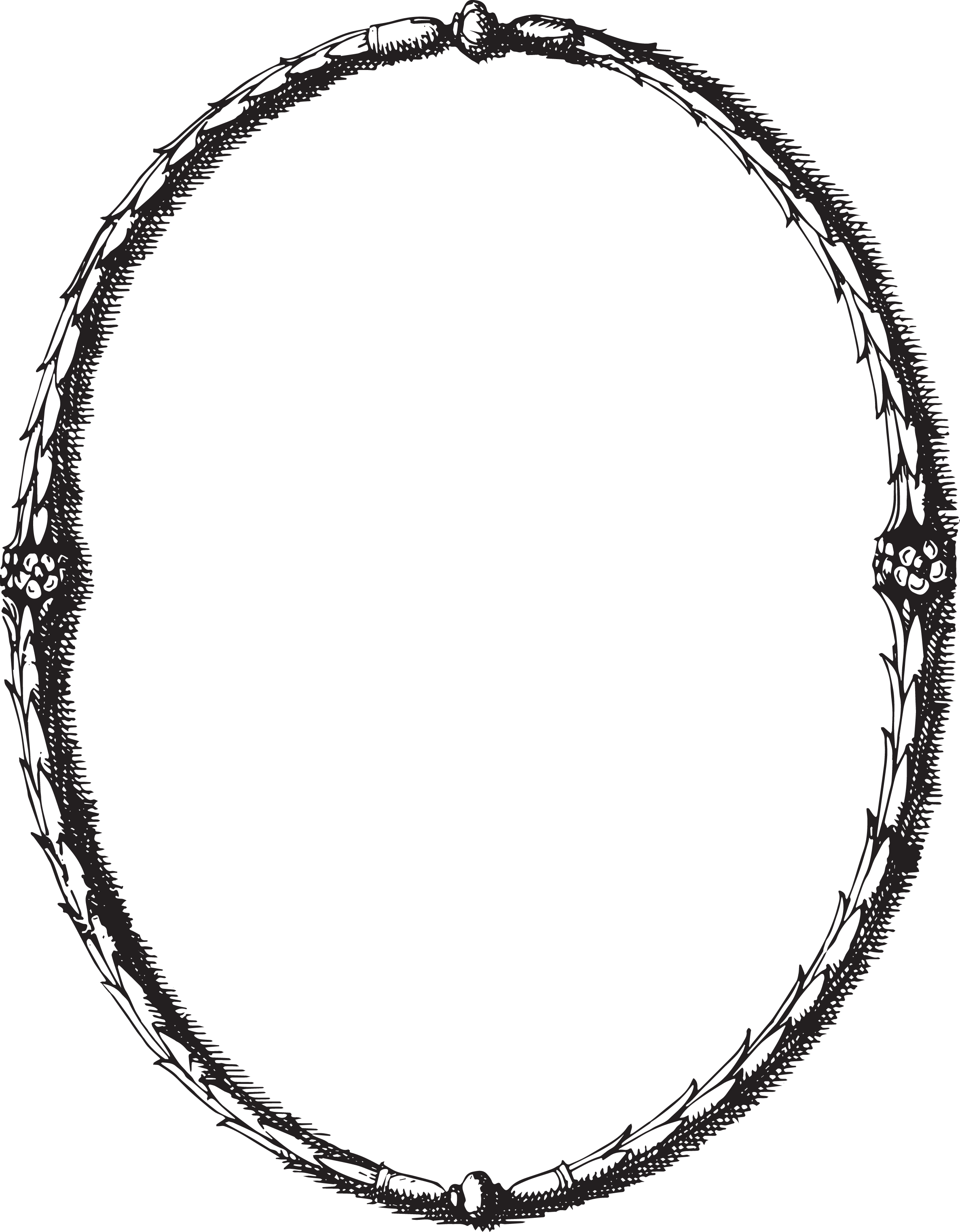 Oval Frames Clipart - Frames Clipart (2374x3045)