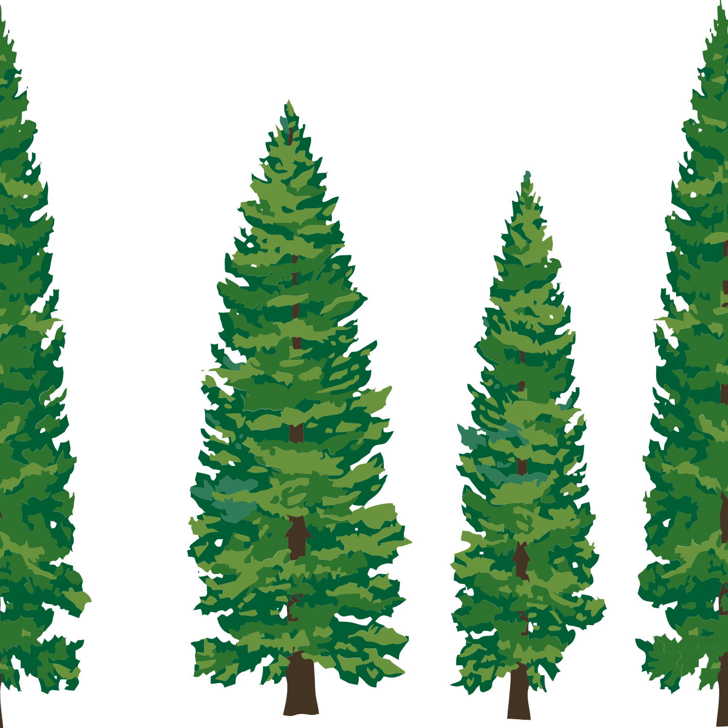 Pine Trees Silhouette Pine Clipart Ndi85k9cepng - Transparent Pine Tree Clip Art (1500x1500)