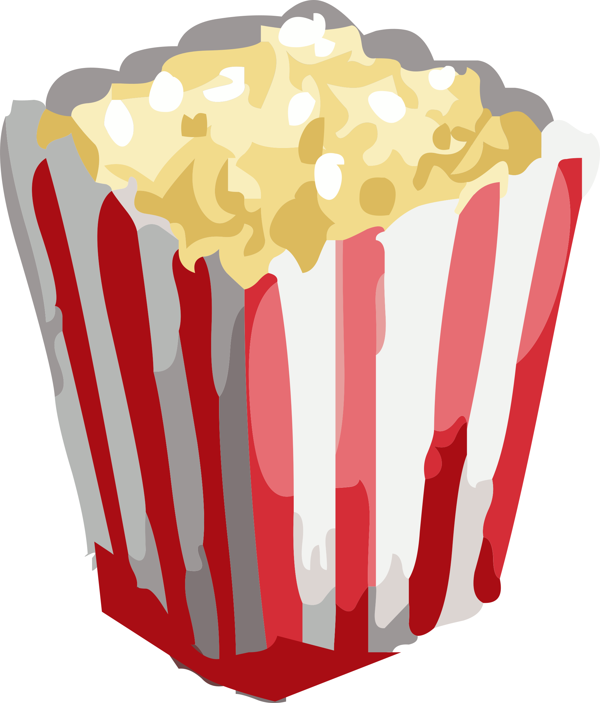 Big Image - Popcorn With Transparent Background (2049x2400)