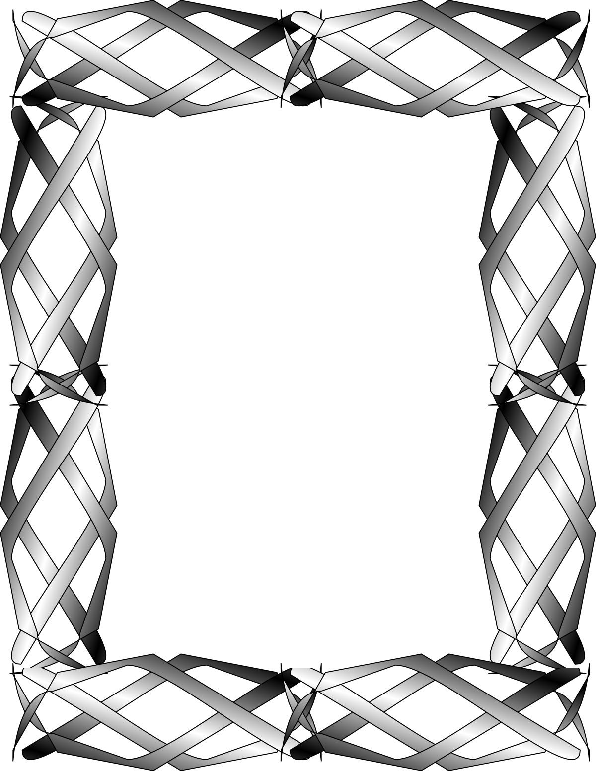 Abstract Clipart Border - Frame (2966x3834)