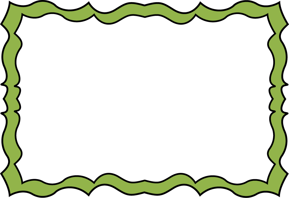 Green Border Clipart - Forest Borders And Frames (964x662)