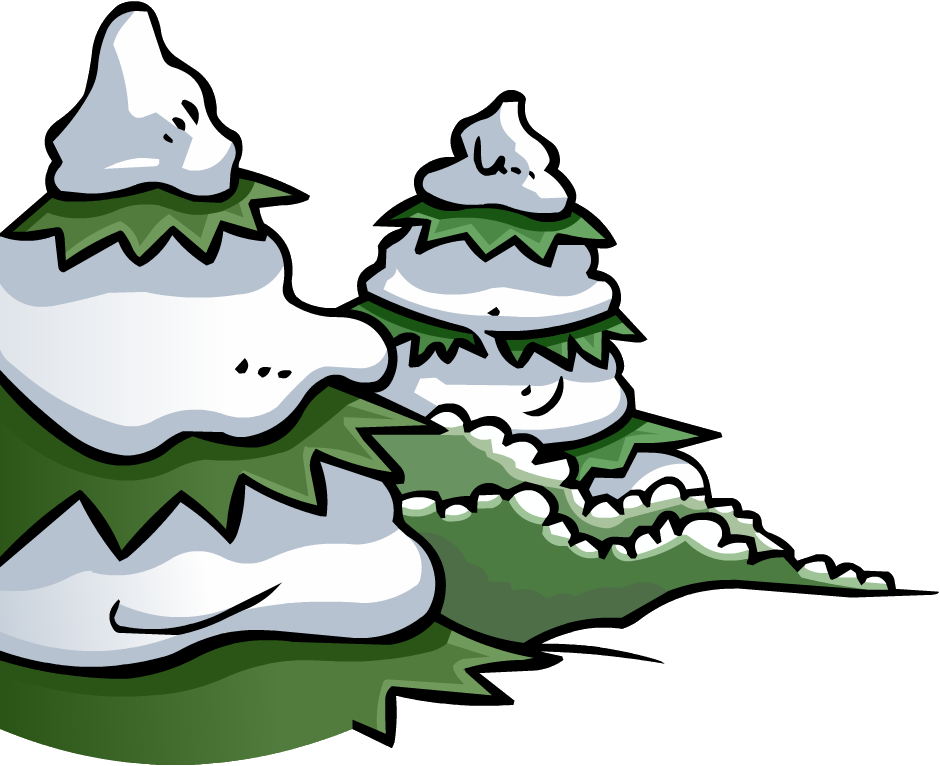Pine Tree Cove - Club Penguin Christmas Tree (940x766)