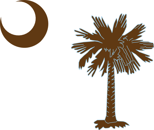 Flag Of South Carolina (600x507)