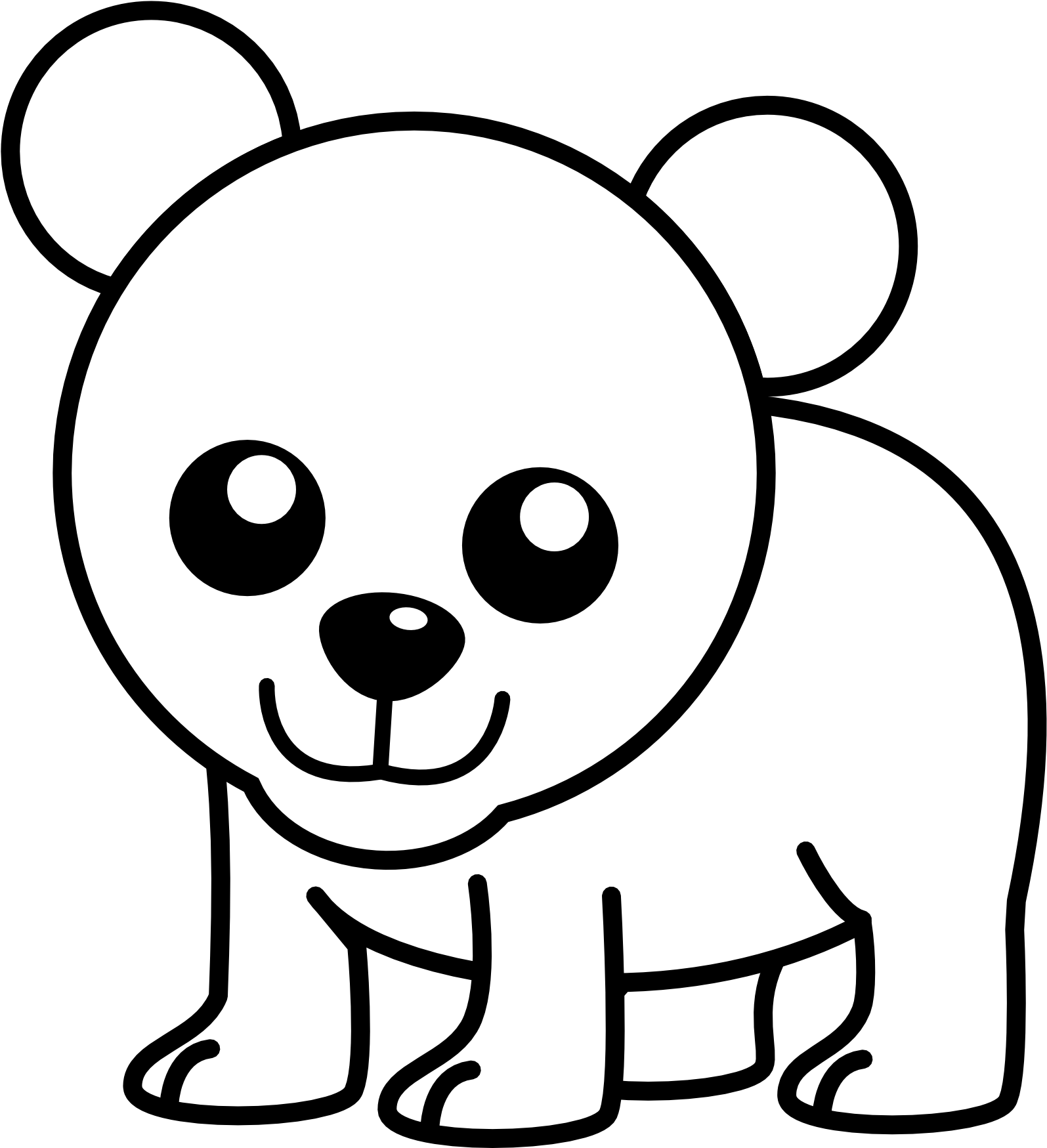 Christmas Clipart Black And White (2555x2555)