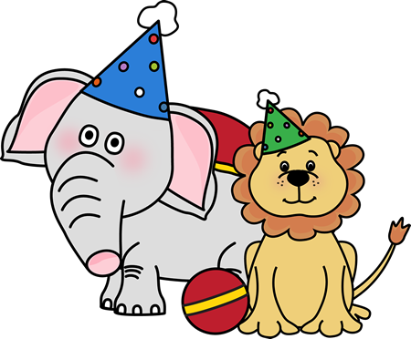 Circus Animals Clip Art - Circus Animals Clip Art (450x372)
