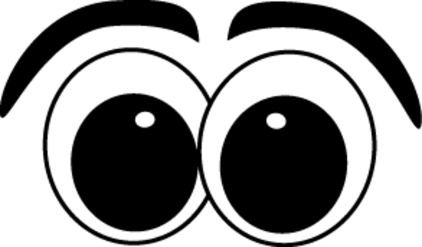 Big Cartoon Eyes Cartoon Big Eye Clipart Library Clip - Big Cartoon Eyes Cartoon Big Eye Clipart Library Clip (600x352)