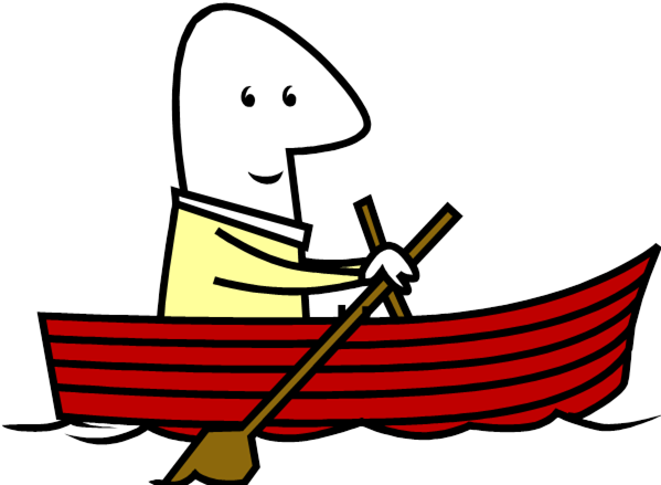 Rowing Boat Clipart - Rowing Boat Clipart (599x445)