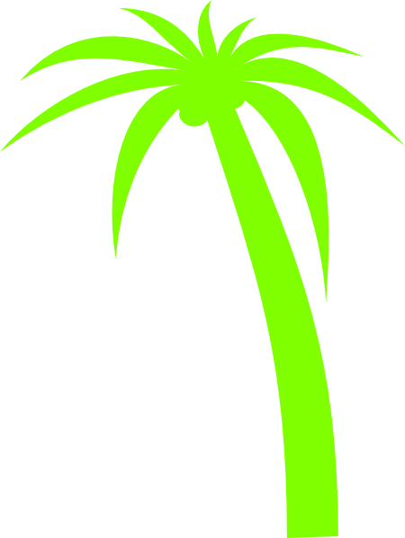Palm Tree Clip Art At Clker - Clip Art (450x598)