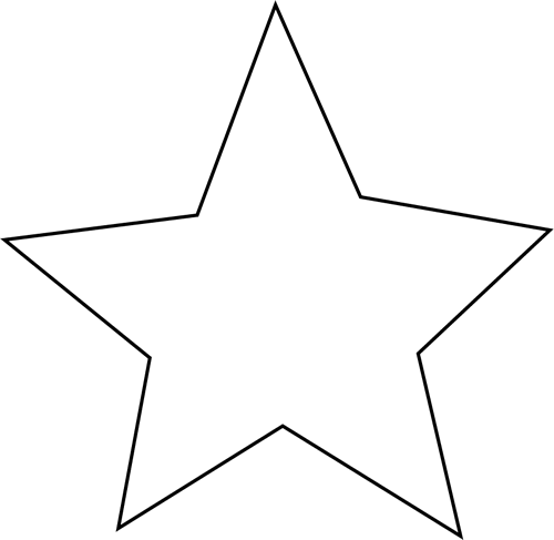 White Star Clipart (500x487)