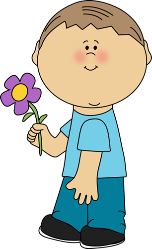 Boy Clipart Flower - Daughter In Law Happy Mothers Day (306x500)