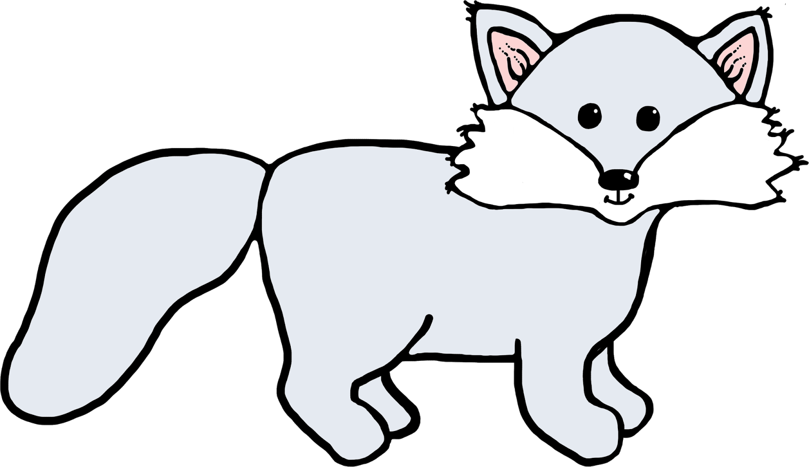 Clip Arts Related To - Snow Fox Clip Art (1600x924)