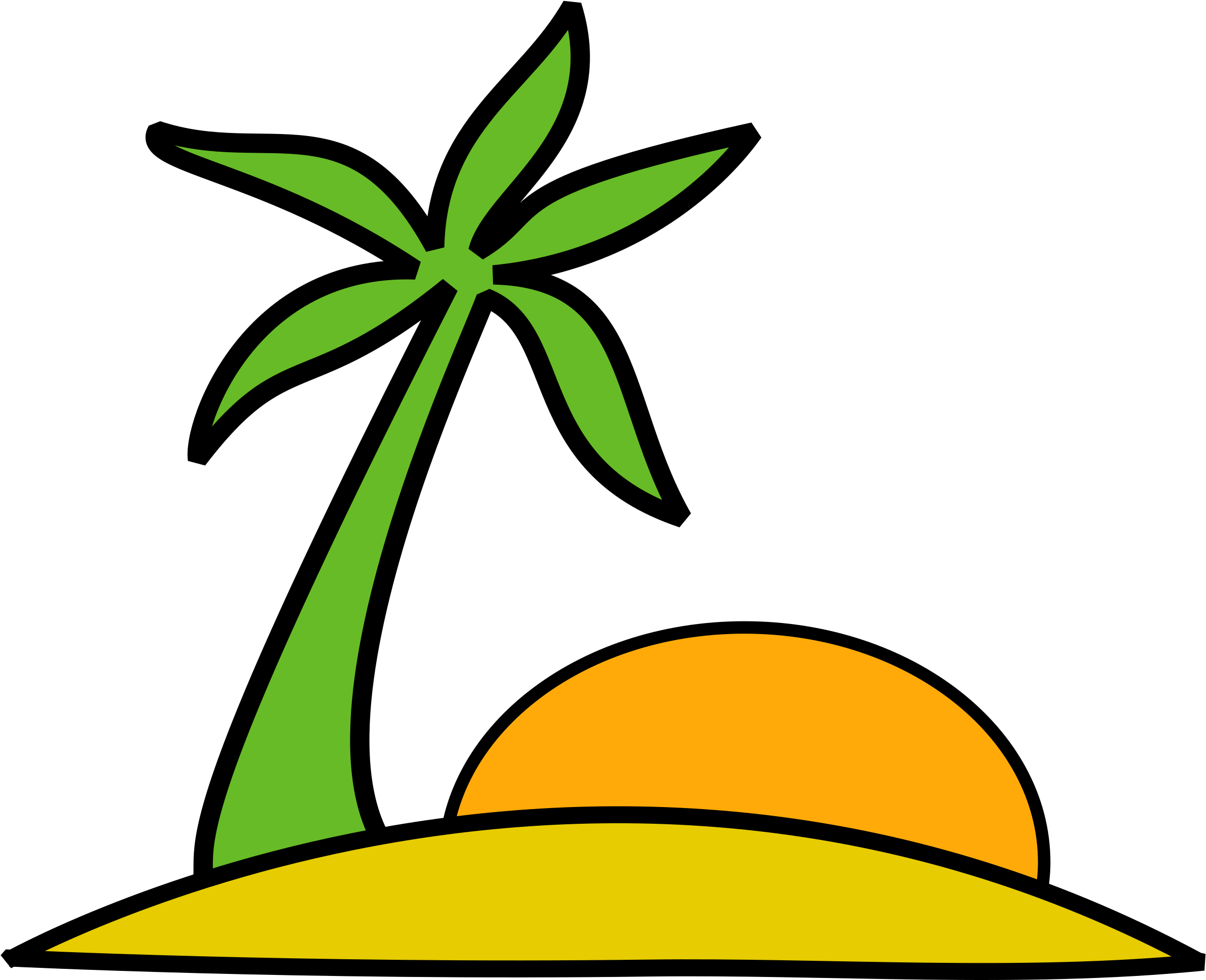 More From My Site - Sol Y Una Palmera (2400x1946)