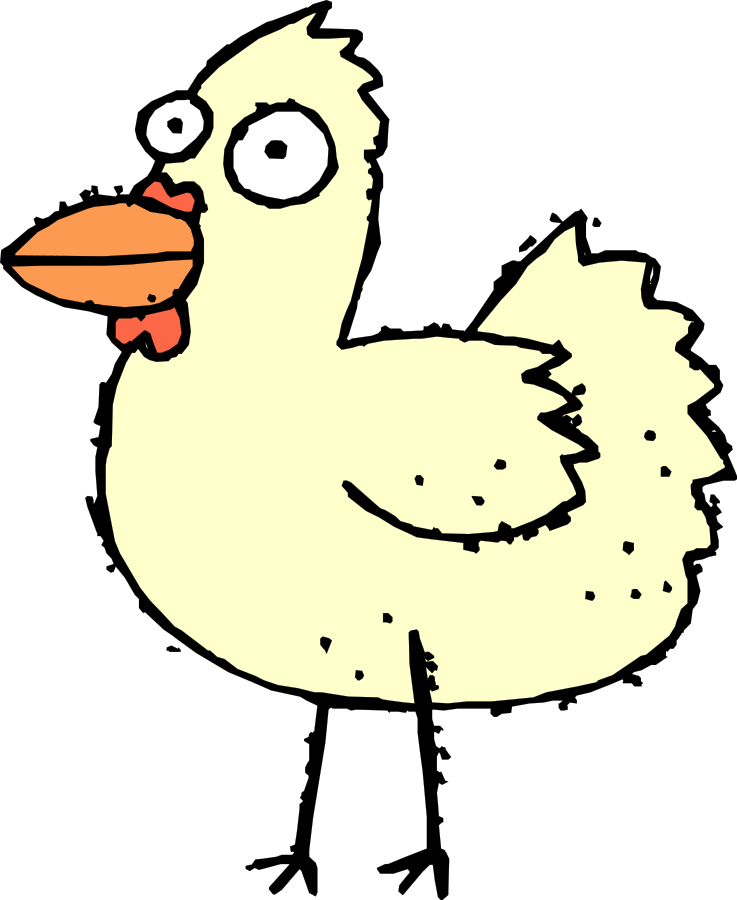 Cartoon Chickens Png (1049x1280)