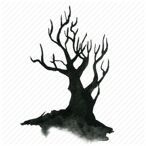 Creepy Tree - Haunted Tree Png (512x512)