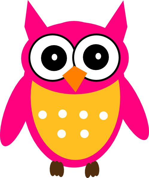 Pink Owl Clipart - Cute Cover Photos For Facebook (498x595)