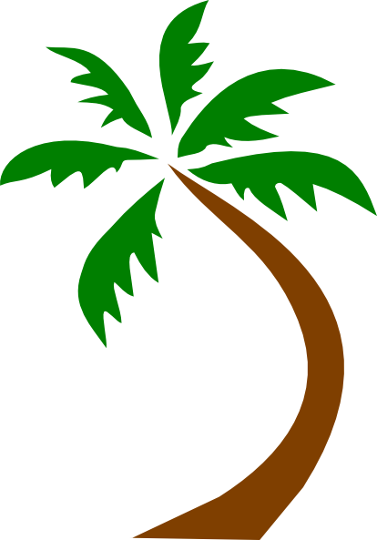 Palm Tree Coconut Clipart Clipart Panda Free Clipart - Agua Vista Resort Naga City (414x593)