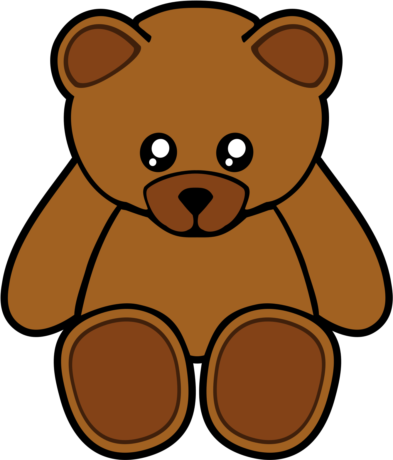 Custom Teddy Bear Shower Curtain (2400x1697)