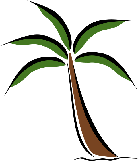 Palm Tree Silhouette Clipart Free Clip Art Images - Palm Tree Silhouette Clipart Free Clip Art Images (481x560)