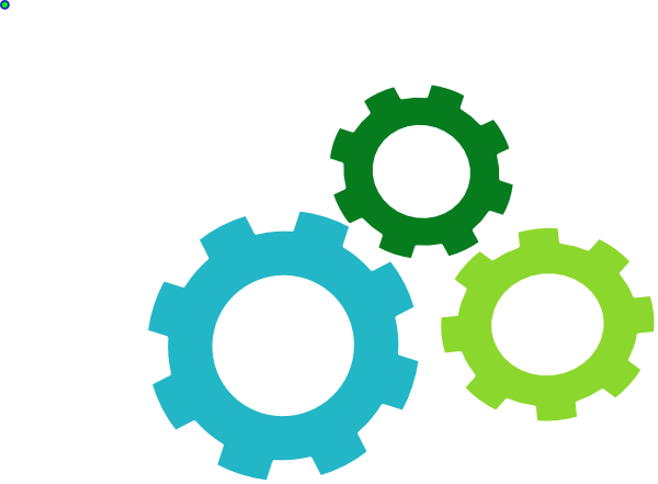 Cogs Collection Clip Art - Gizmos Place (600x441)