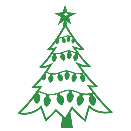 Christmas Tree Svg Scrapbook Cut File Cute Clipart - Christmas Tree Svg Free (432x432)