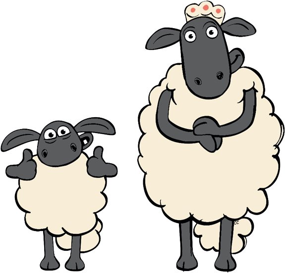 Sheep Cartoon Clipart Clip Art - Shaun The Sheep Timmy's Mum (581x558)