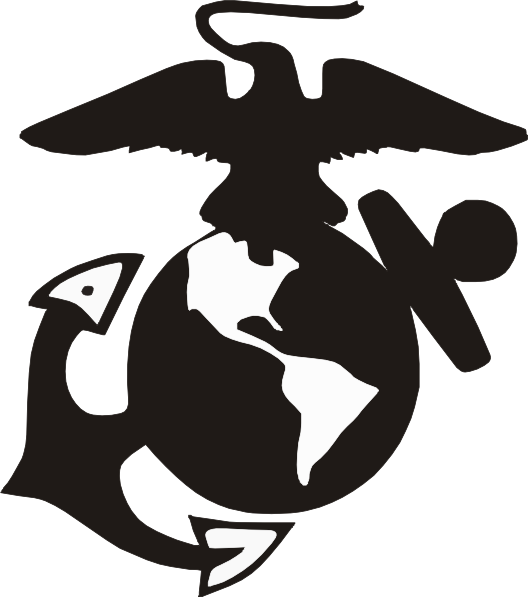 Usmc Emblem Clip Art - Eagle Globe And Anchor Svg (528x597)