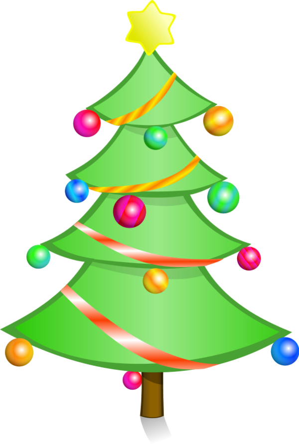 Bright Tree - Christmas Tree Png Clip Art (854x1280)