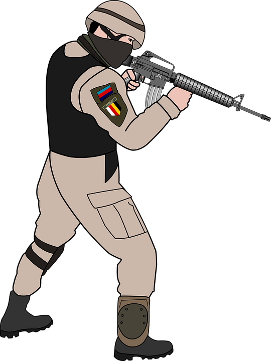 Cartoon Soldier Clip Art (540x720)