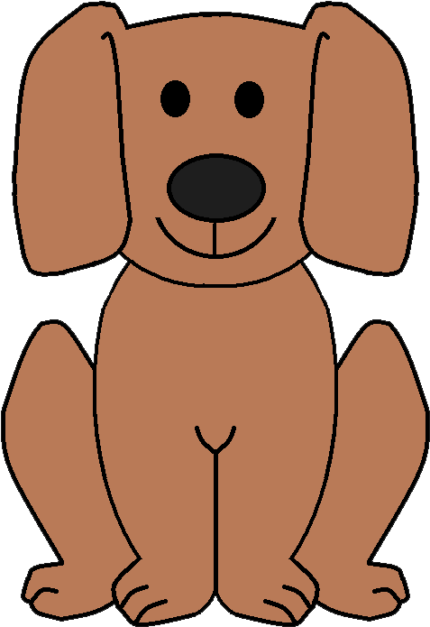 Animal Clipart Dog - Dog Clip Art Png (503x717)