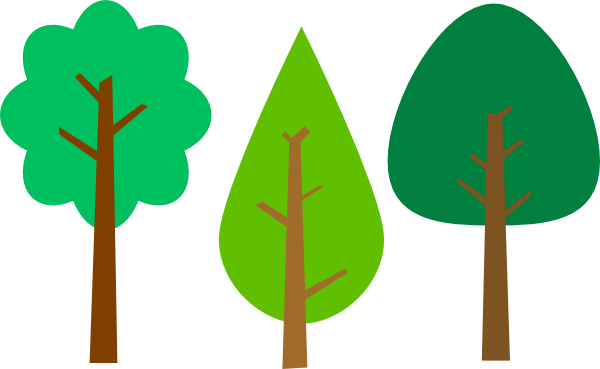 Summer Trees Clip Art At Clker - Tree (600x369)
