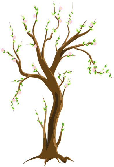Spring Tree Png Clipart Picture - Spring Tree Clip Art (410x600)