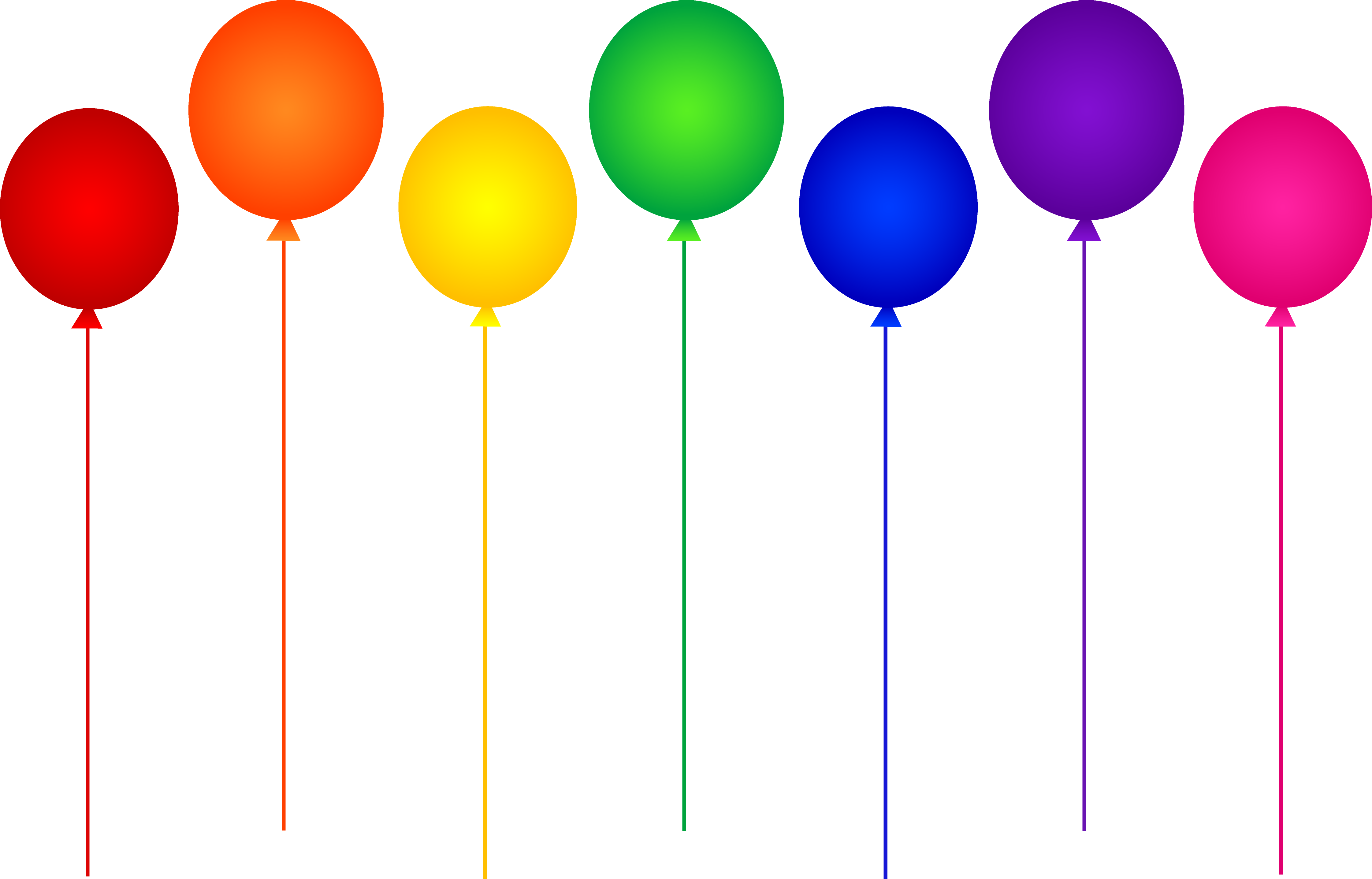 Free - Animated - Birthday - Clip - Art - Birthday Balloon Clip Art (4485x2873)