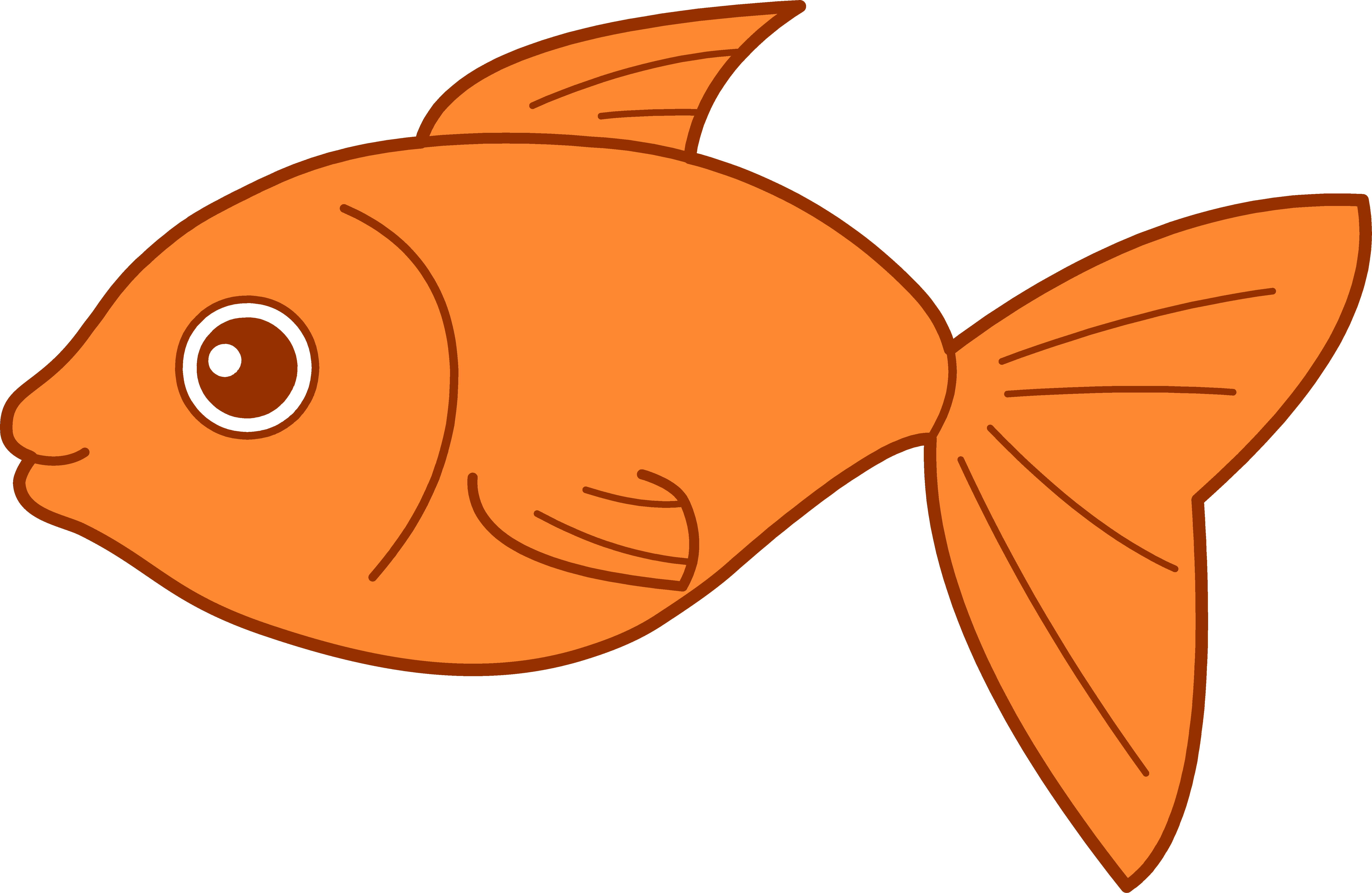 Cartoon Fish Pictures For Kids Clipart Library Clip - Clipart Fish (6805x4431)