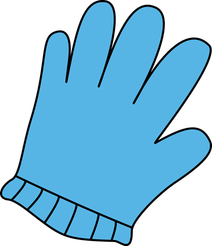 Clipart Info - Glove Clipart (432x500)