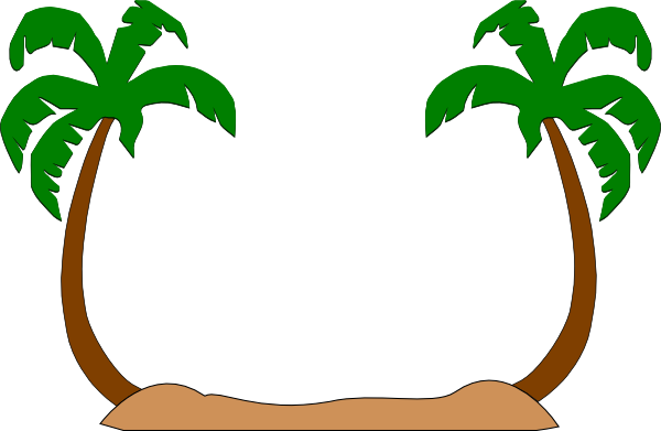 Palms Clip Art Clip Art At Clker - Palms Clip Art Clip Art At Clker (600x391)