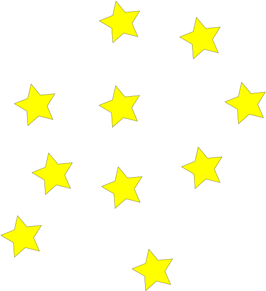 Yellow Stars Clip Art At Clipart Library - Stars Clipart (552x599)