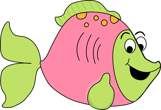 Cartoon Fish Clip Art - Cartoon Fish Clipart (550x376)