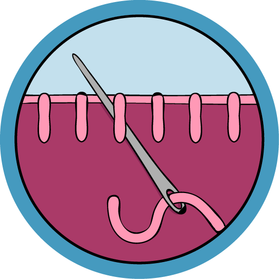 Hand Sewing Class - Hand Sewing Sewing Clip Art (542x542)