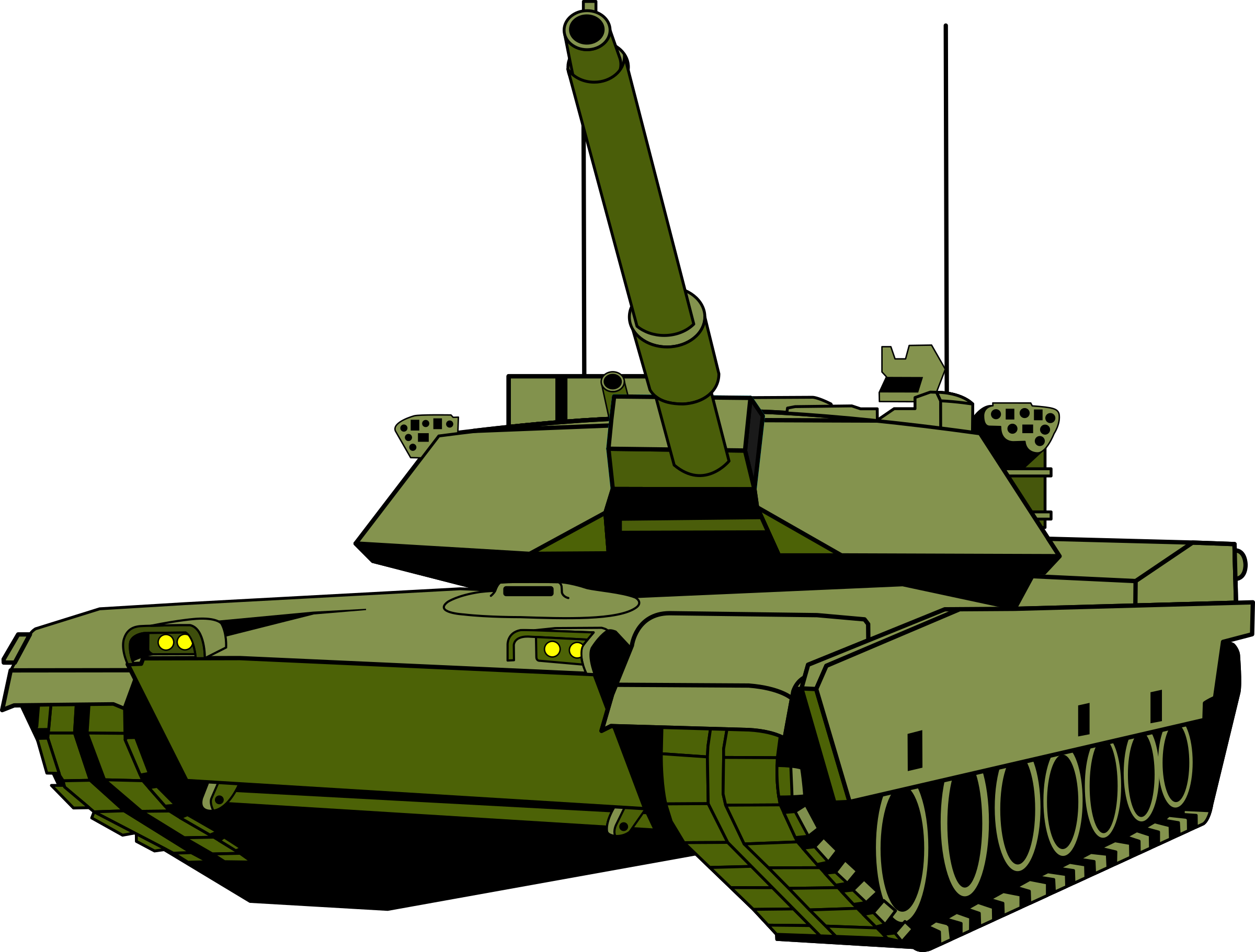 Modern Tank Png Clipart - Tank Clip Art Free (2400x1822)