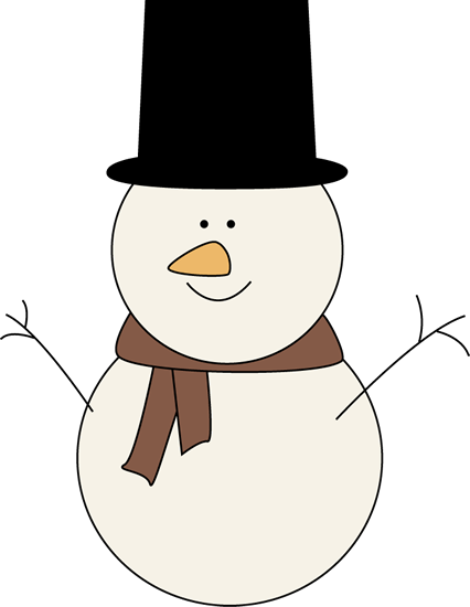 Classic Snowman Clip Art Image - Snowmen Clip Art (426x550)