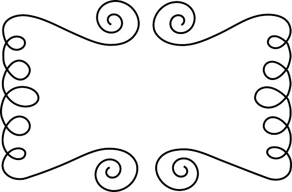 Crafty Design Ideas Swirl Clipart Black Doodle Free - Line Art (600x396)