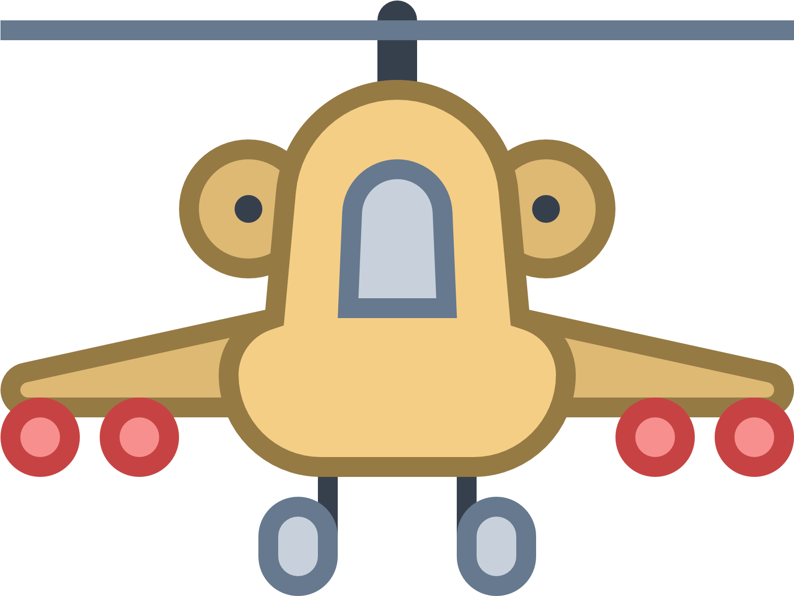 Military Helicopter Icon Png Clipart - Clip Art (1600x1600)