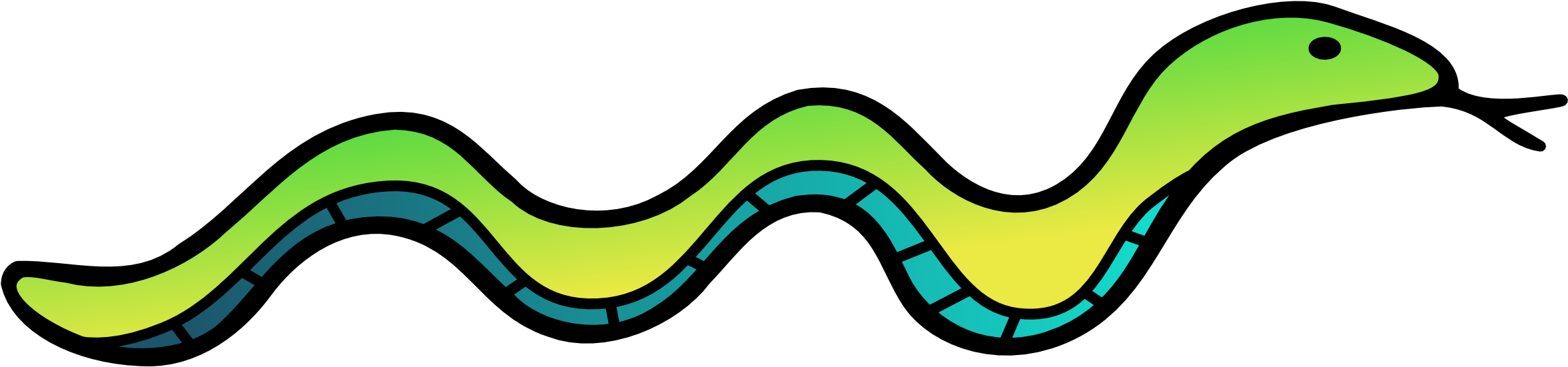 Snake Clipart Clipart - Snake Png Clipart (2555x1807)